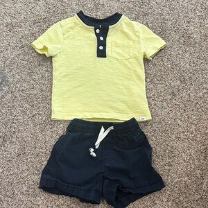 GAP Yellow and Navy Toddler Set